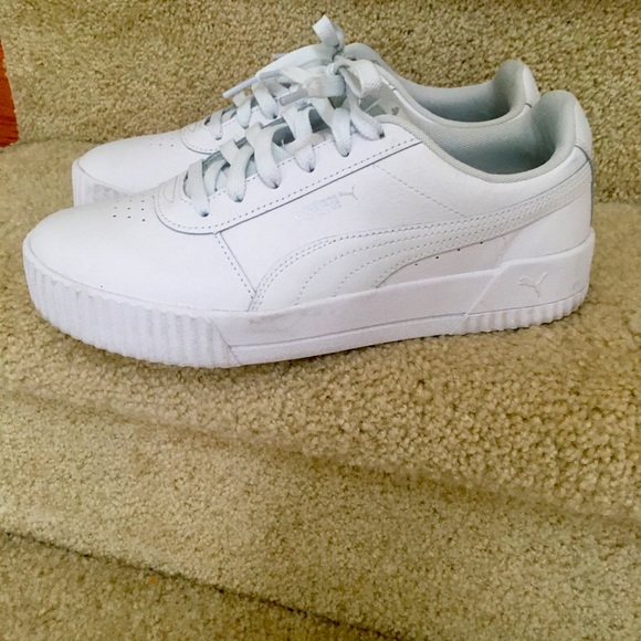 puma cali all white